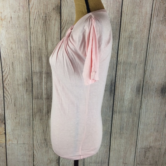 DownEast Pale Pink Short Sleeve T-Shirt Sz S - Picture 3 of 6
